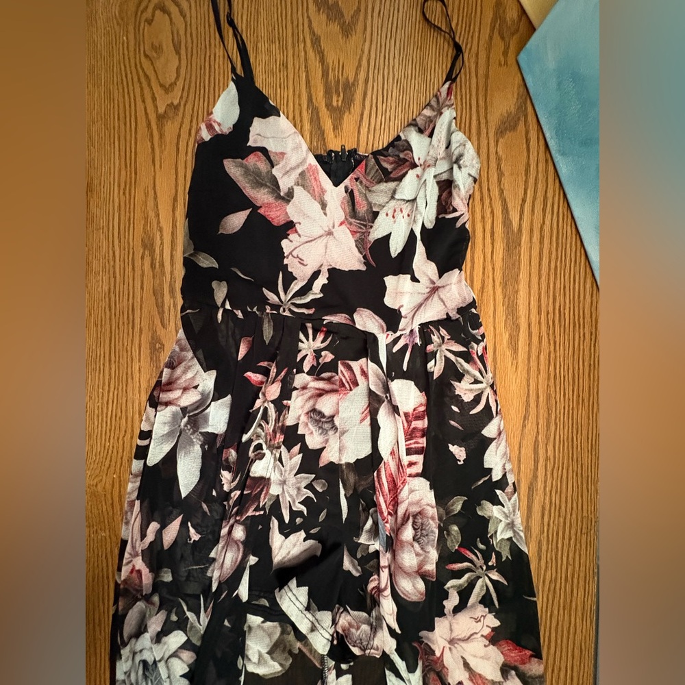 Charlotte Russe Floral Jumpsuit